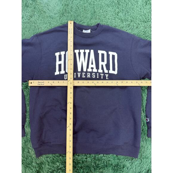 Howard University Washington DC Navy Blue Crewneck Large Sweatshirt Unisex - Picture 7 of 8
